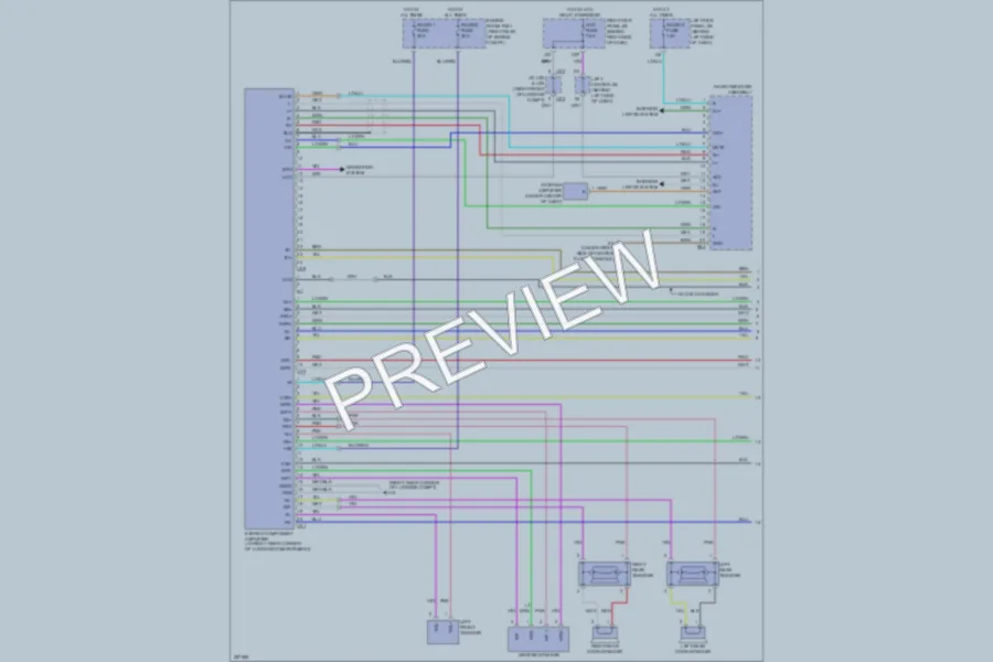 2007 Lexus GS430 Radio wiring diagram preview