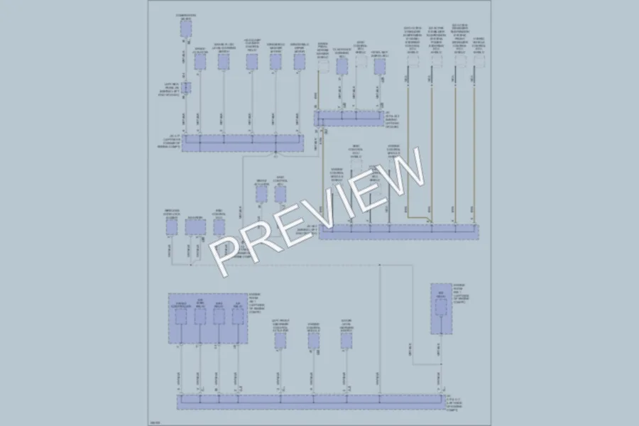 2007 Lexus GS450h Ground Distribution wiring diagram preview