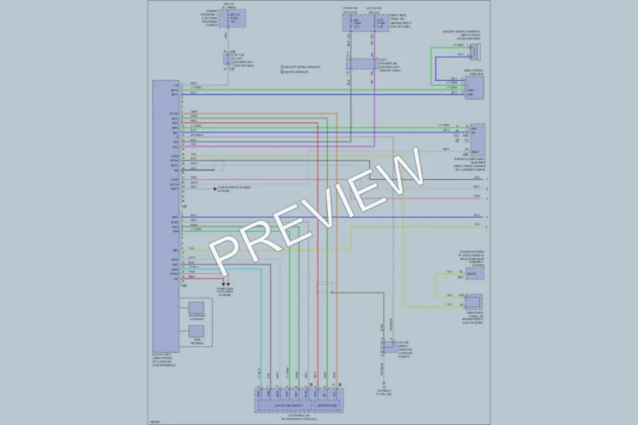 2007 Lexus GS450h Navigation wiring diagram preview