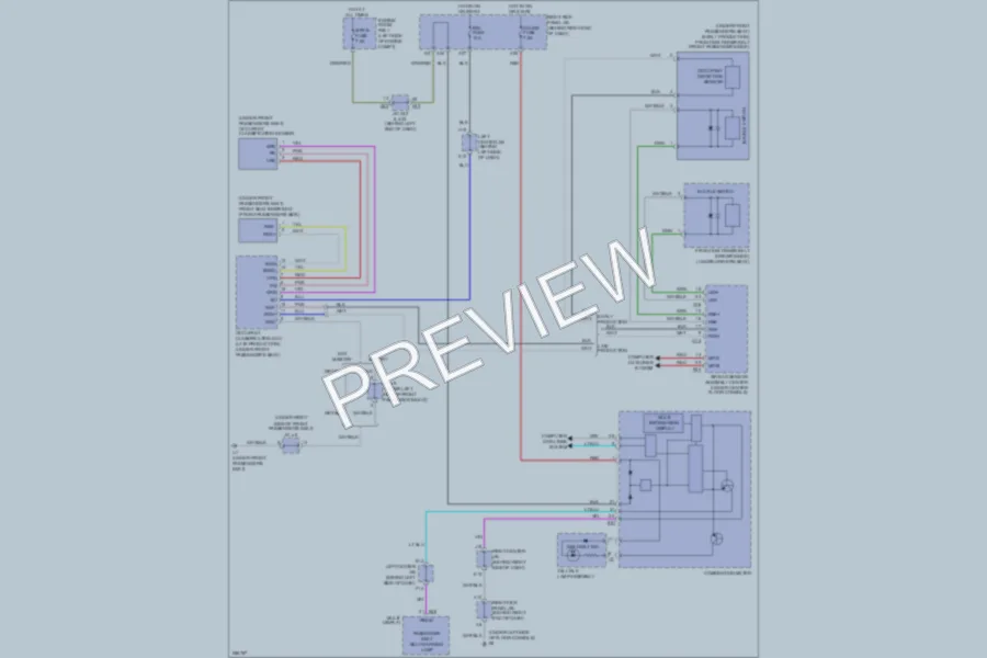 2007 Lexus GS450h Warning Systems wiring diagram preview