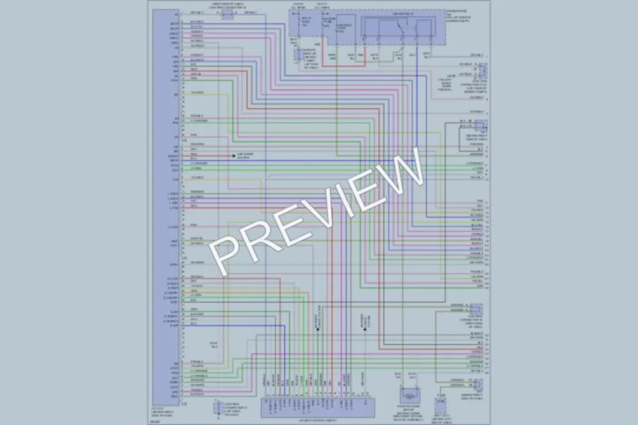 2007 Lexus GX470 Air Conditioning wiring diagram preview