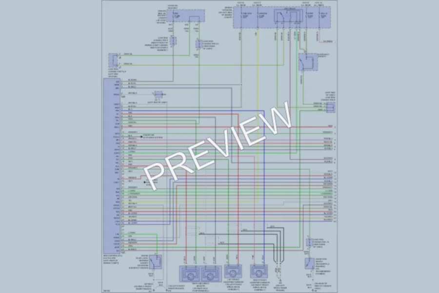 2007 Lexus GX470 Anti Lock Brakes wiring diagram preview