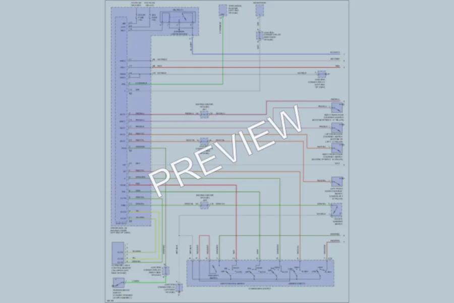 2007 Lexus GX470 Headlights wiring diagram preview