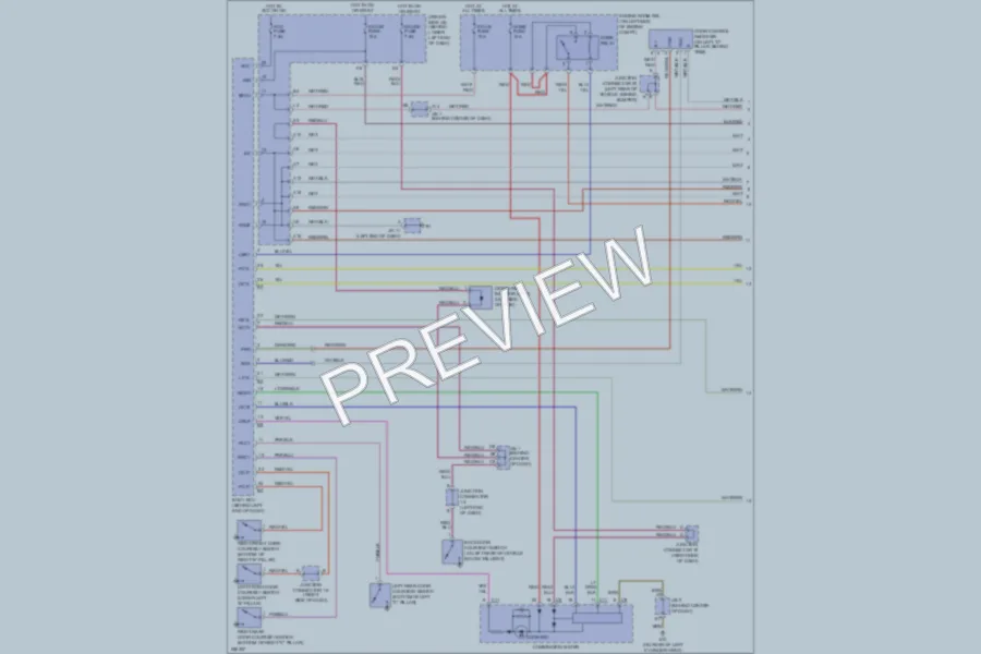 2007 Lexus GX470 Interior Lights wiring diagram preview