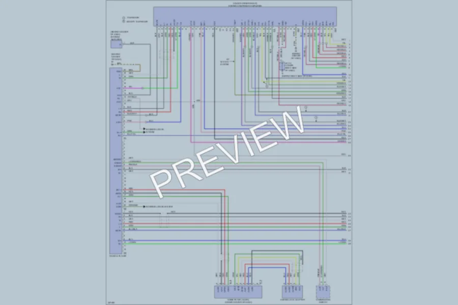 2007 Lexus GX470 Radio wiring diagram preview
