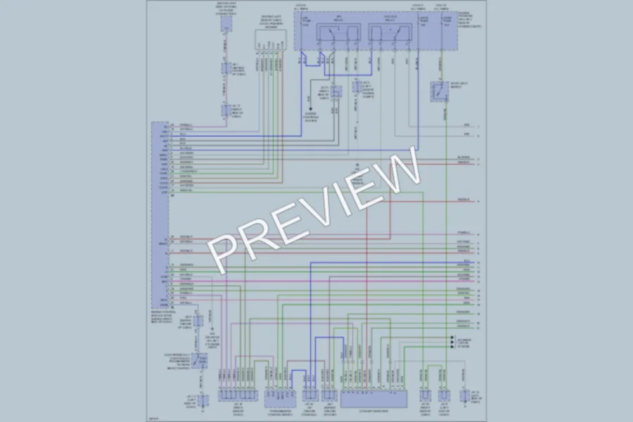 2007 Lexus GX470 Transmission wiring diagram preview