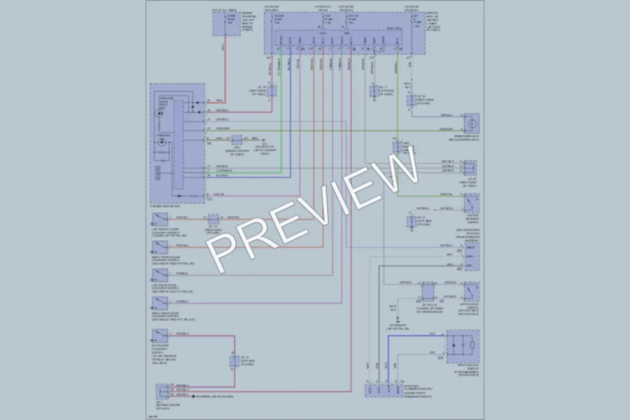 2007 Lexus GX470 Warning Systems wiring diagram preview
