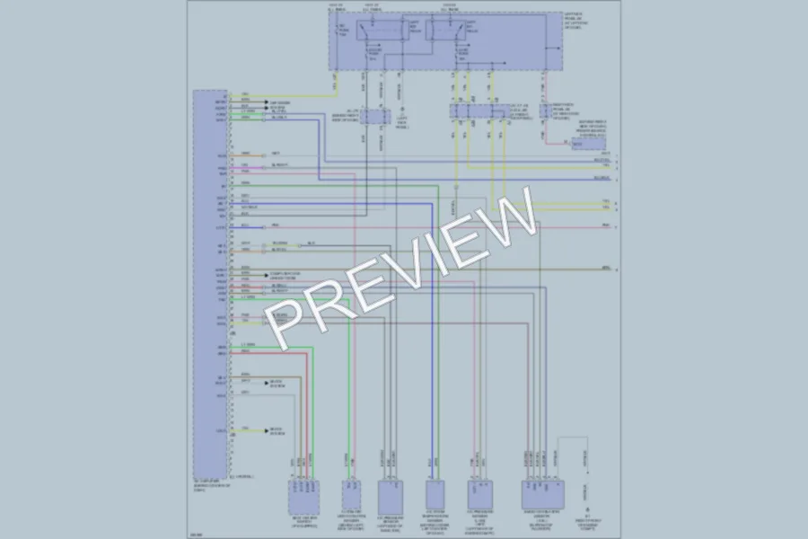 2007 Lexus IS250 Air Conditioning wiring diagram preview