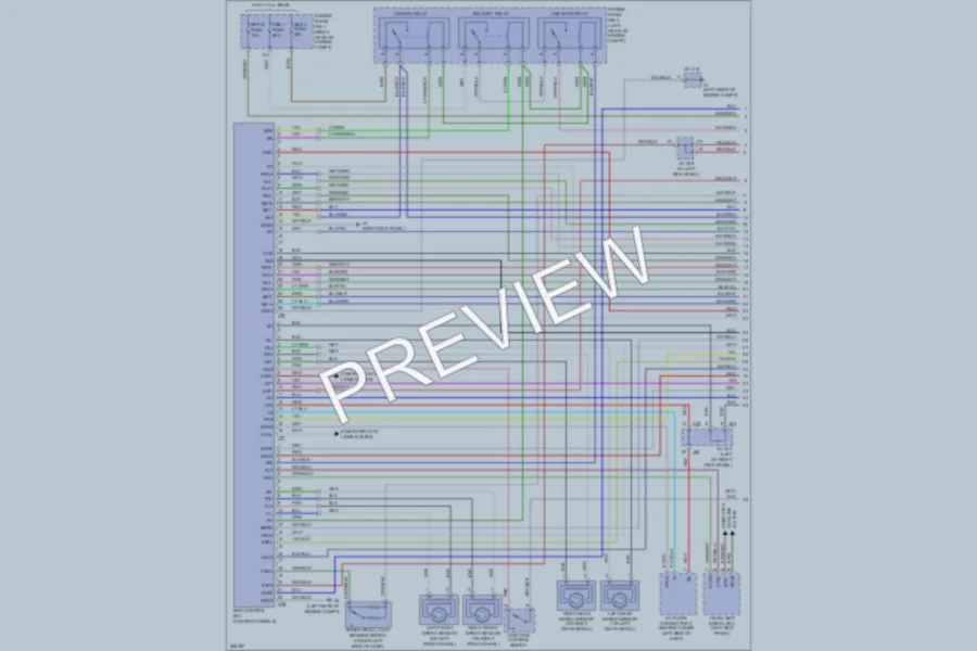 2007 Lexus IS250 Anti Lock Brakes wiring diagram preview