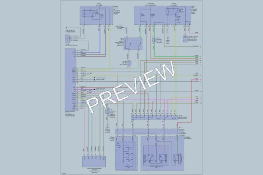 2007 Lexus IS250 Cruise Control wiring diagram preview