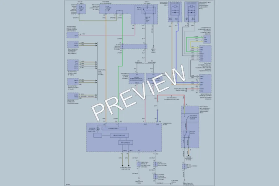 2007 Lexus IS250 Warning Systems wiring diagram preview