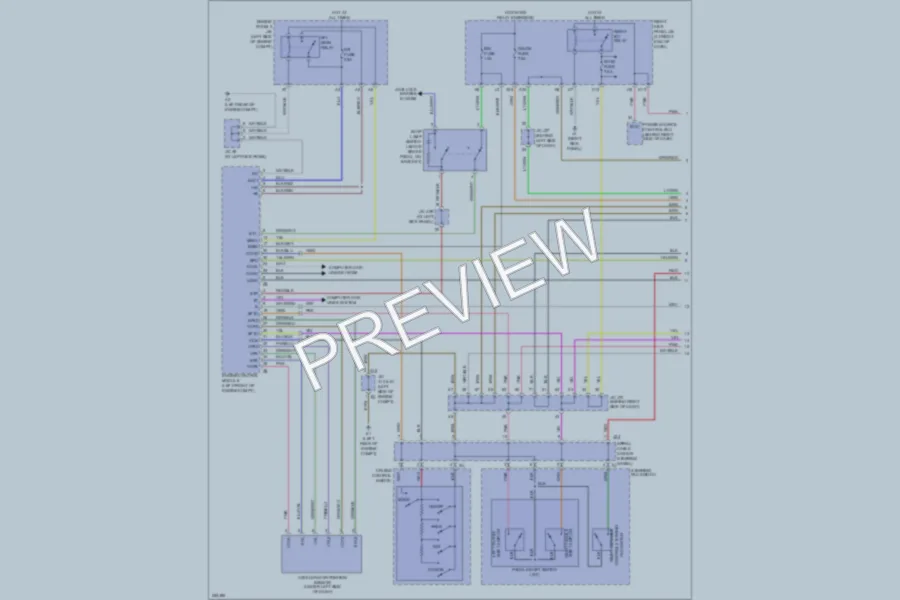 2007 Lexus IS350 Cruise Control wiring diagram preview