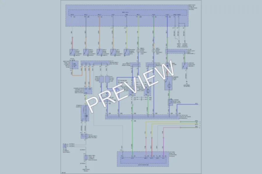 2007 Lexus IS350 Interior Lights wiring diagram preview