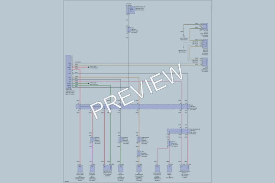 2007 Lexus LS460 Computer Data Lines wiring diagram preview