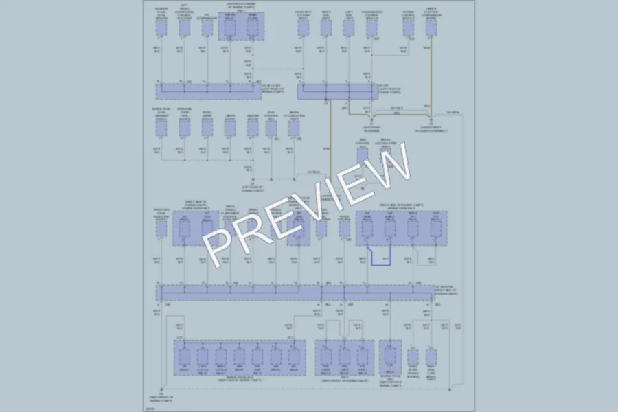 2007 Lexus LS460 Ground Distribution wiring diagram preview
