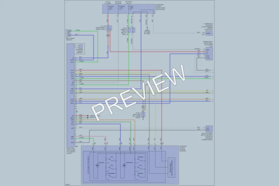 2007 Lexus LS460 Navigation wiring diagram preview