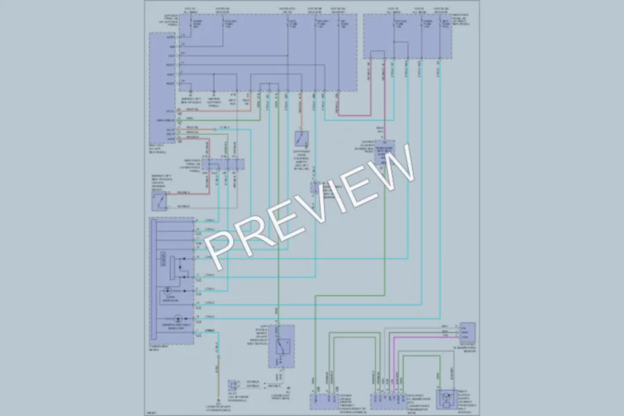 2007 Lexus LX470 Warning Systems wiring diagram preview