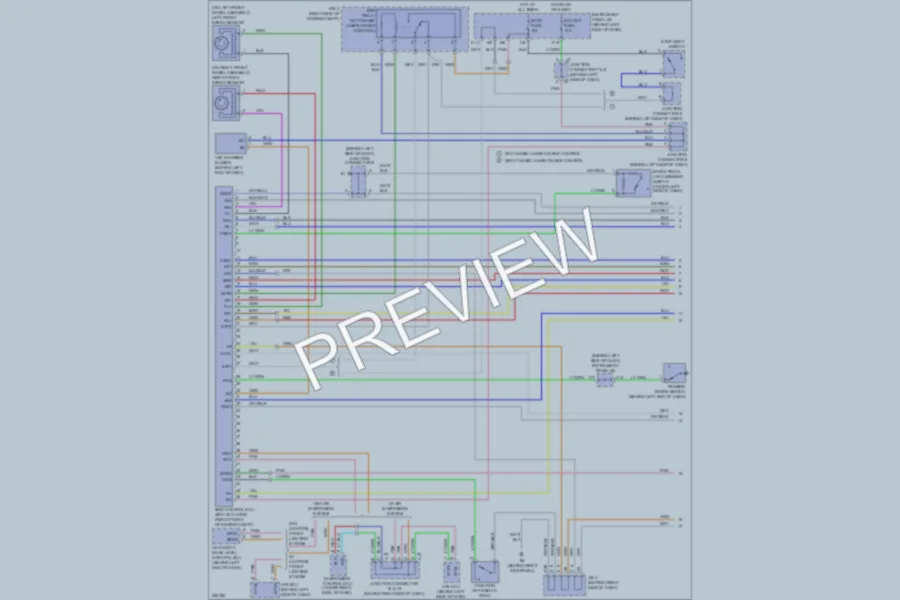 2007 Lexus RX350 Anti Lock Brakes wiring diagram preview