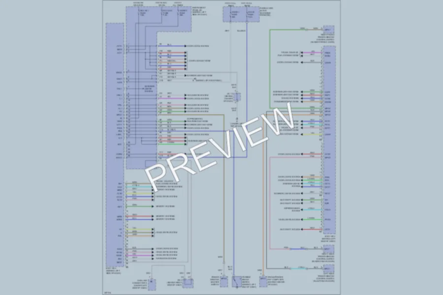 2007 Lexus RX350 Body Control Modules wiring diagram preview