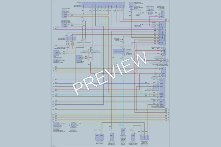 2007 Lexus RX350 Computer Data Lines wiring diagram preview