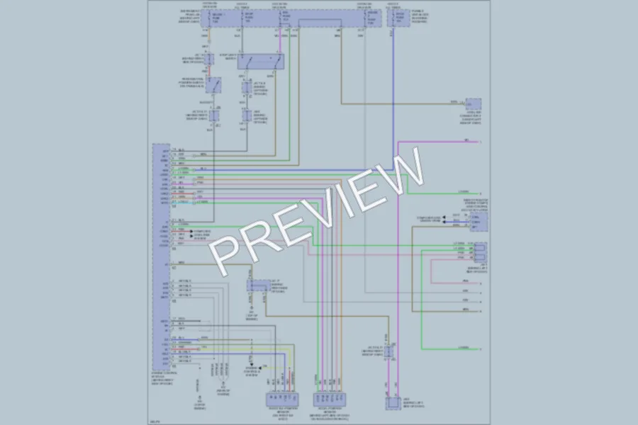 2007 Lexus RX350 Cruise Control wiring diagram preview