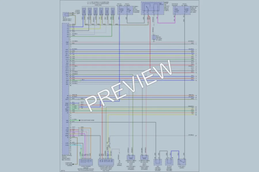 2007 Lexus RX350 Engine Performance wiring diagram preview
