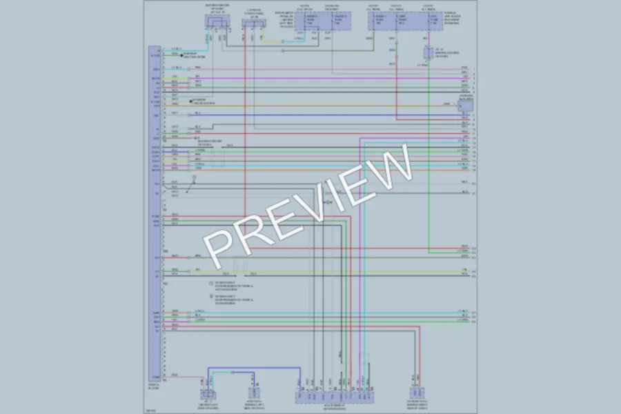 2007 Lexus RX350 Radio wiring diagram preview