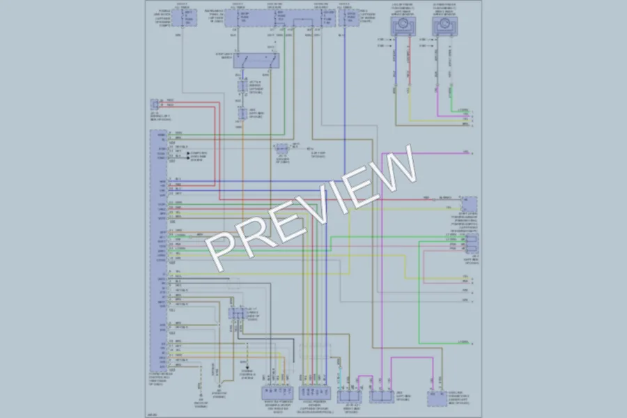 2007 Lexus RX400h Cruise Control wiring diagram preview