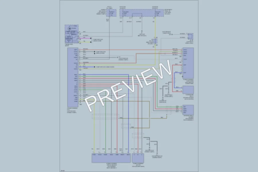 2007 Lexus RX400h Electronic Power Steering wiring diagram preview