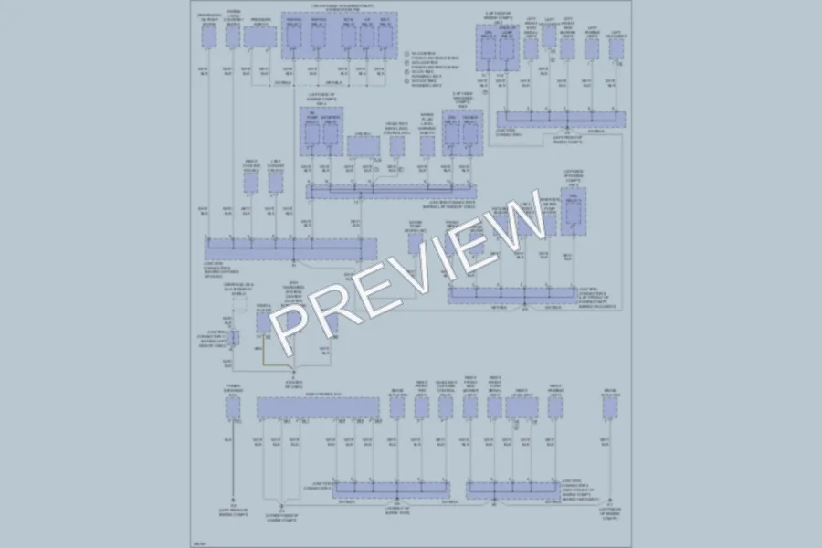 2007 Lexus RX400h Ground Distribution wiring diagram preview