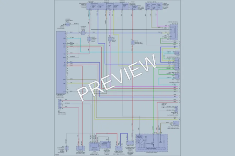 2007 Lexus RX400h Navigation wiring diagram preview