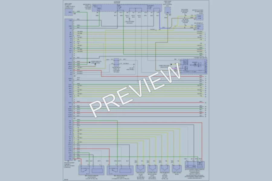 2007 Lexus RX400h Supplemental Restraints wiring diagram preview