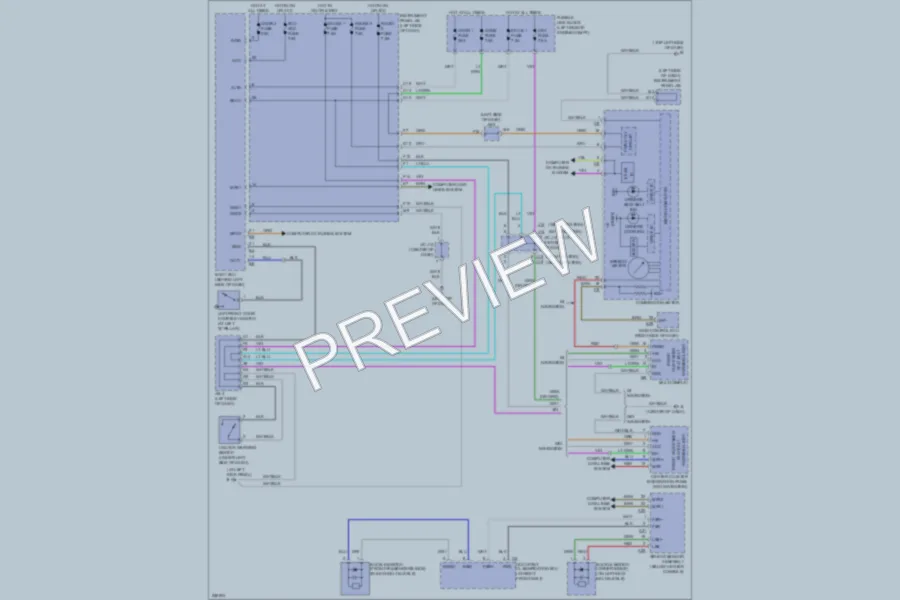 2007 Lexus RX400h Warning Systems wiring diagram preview