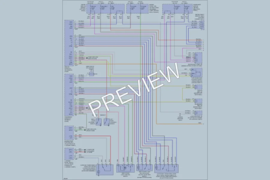 2007 Lexus SC430 Anti Theft wiring diagram preview