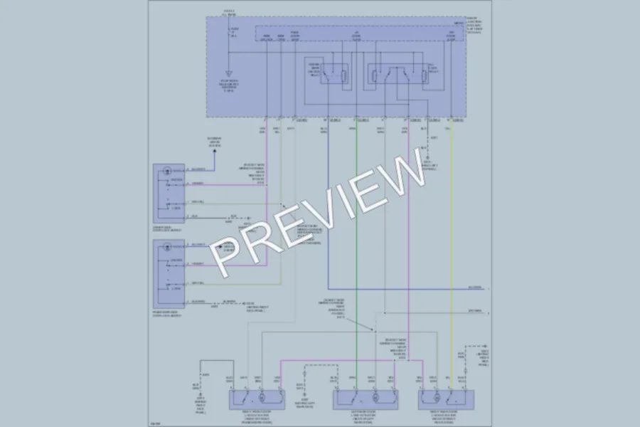 2007 Lincoln MKX Anti Theft wiring diagram preview