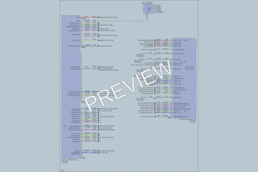 2007 Lincoln MKX Body Control Modules wiring diagram preview