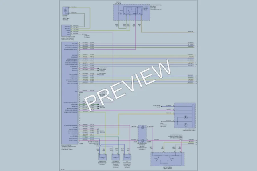 2007 Lincoln MKZ Air Conditioning wiring diagram preview