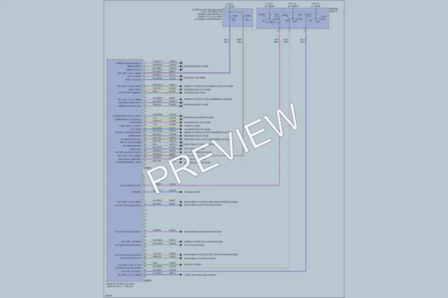 2007 Lincoln MKZ Body Control Modules wiring diagram preview
