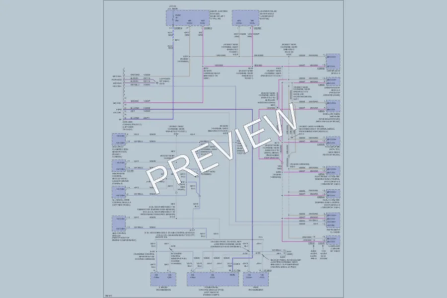 2007 Lincoln MKZ Computer Data Lines wiring diagram preview