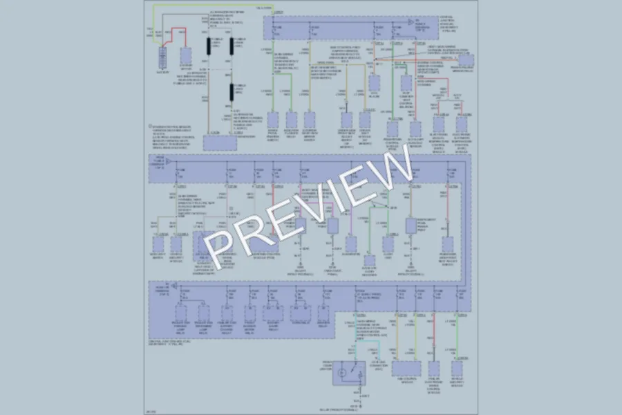 2007 Lincoln MarkLT Power Distribution wiring diagram preview