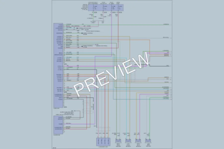 2007 Lincoln MarkLT Radio wiring diagram preview