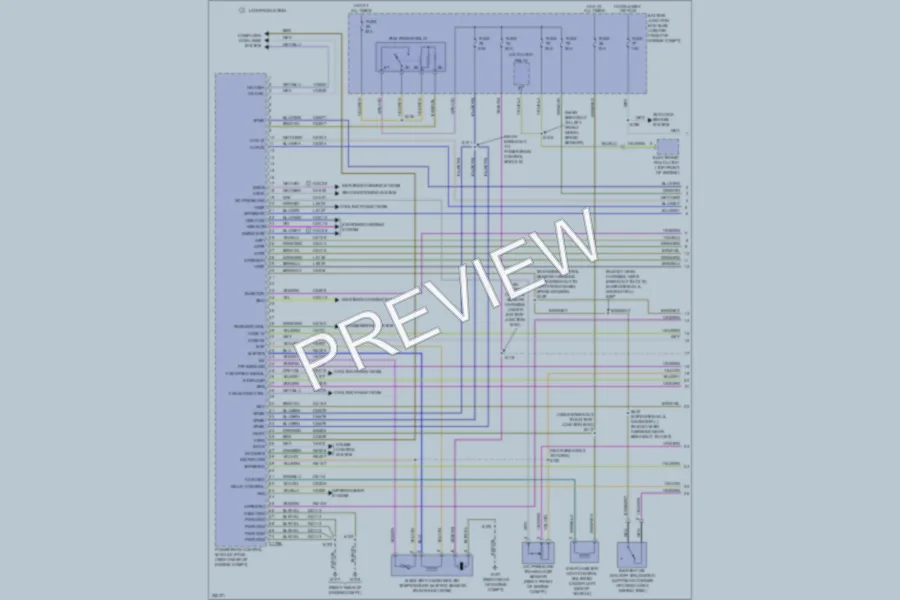 2007 Lincoln Navigator Engine Performance wiring diagram preview