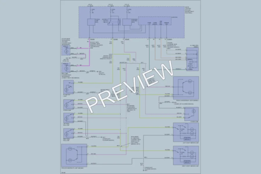 2007 Lincoln Navigator Interior Lights wiring diagram preview