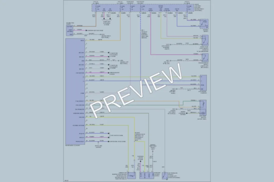 2007 Lincoln NavigatorL Instrument Cluster wiring diagram preview