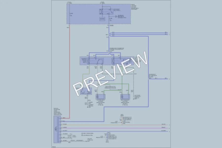 2007 Lincoln NavigatorL Power Windows wiring diagram preview