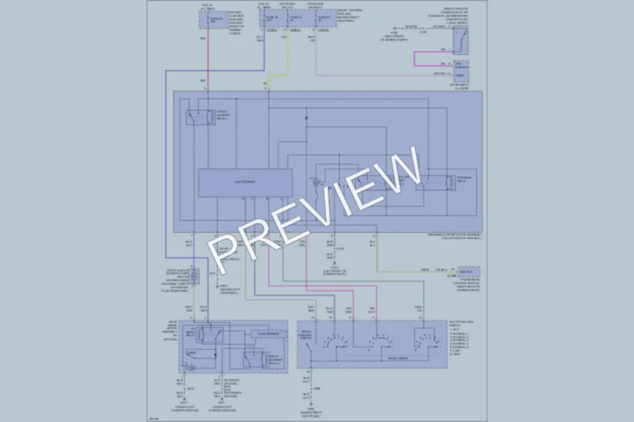 2007 Lincoln NavigatorL Wiper Washer wiring diagram preview