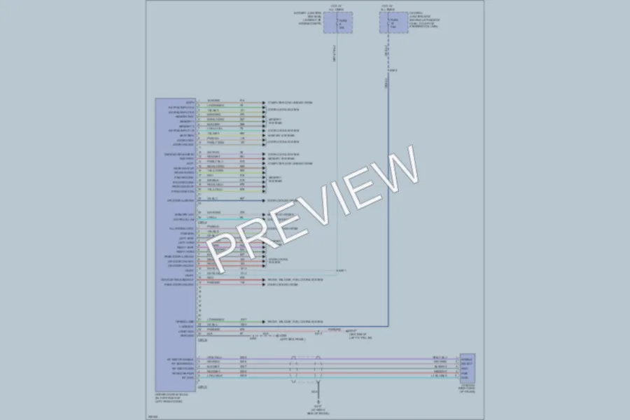 2007 Lincoln TownCar Body Control Modules wiring diagram preview