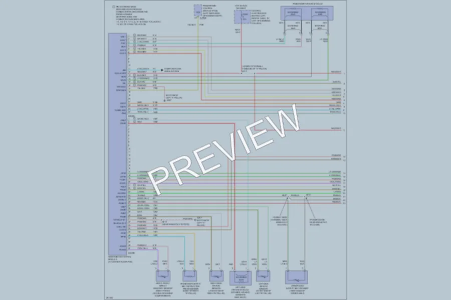 2007 Lincoln TownCar Supplemental Restraints wiring diagram preview
