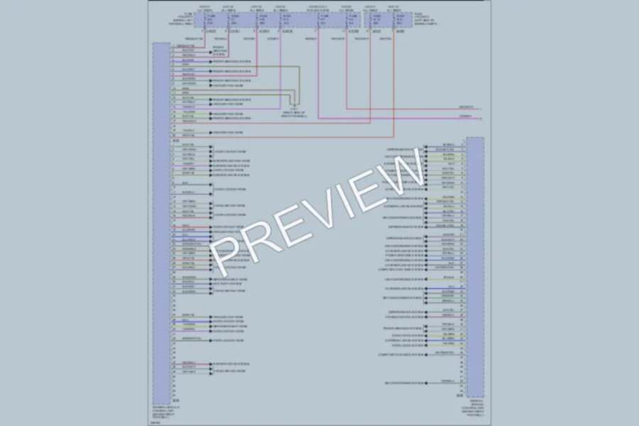 2007 MINI Cooper Body Control Modules wiring diagram preview