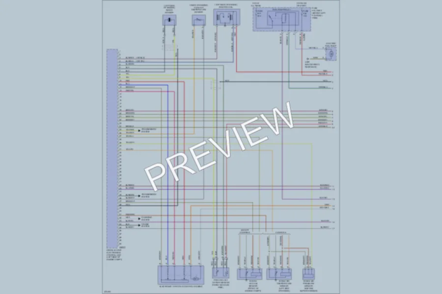 2007 MINI Cooper Engine Performance wiring diagram preview